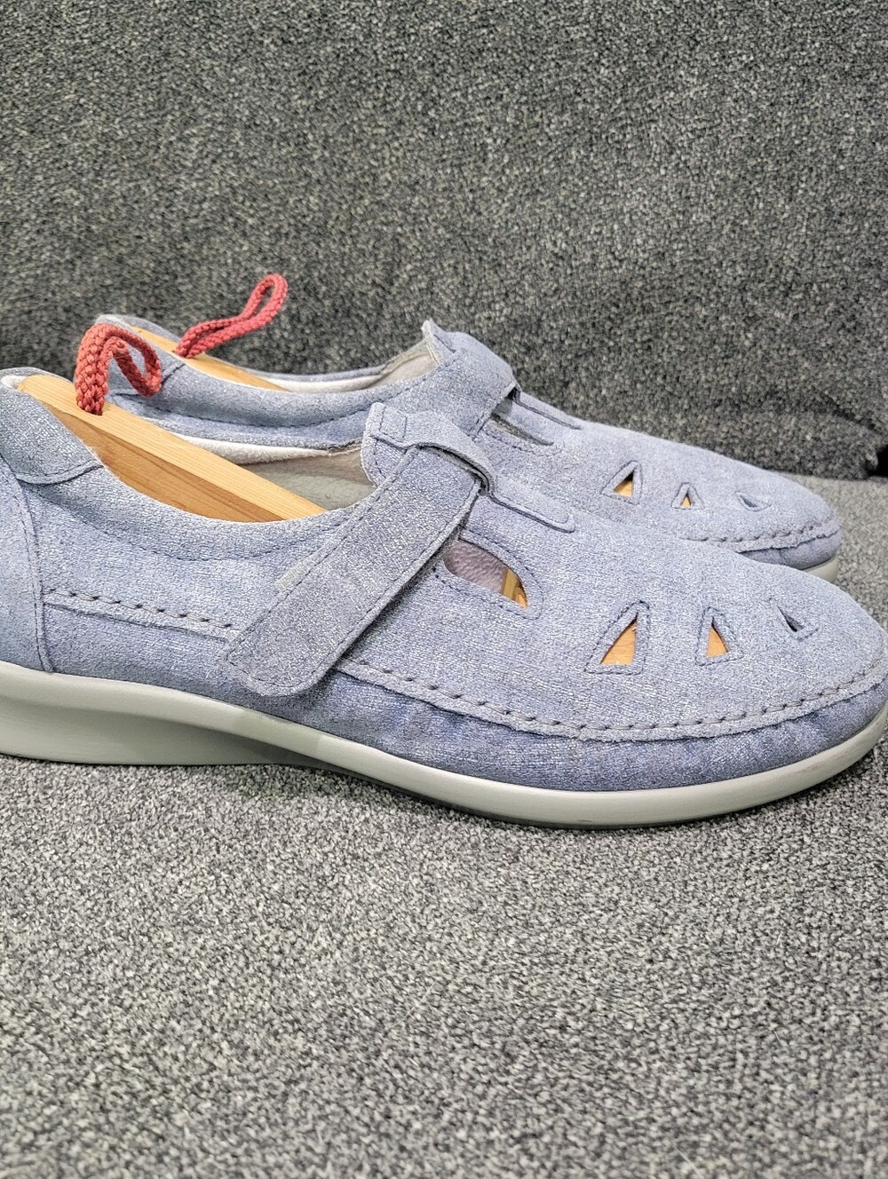 Women's SAS Roamer Slip On Loafer Tripad Comfort Shoes DENIM BLUE Size 9.5W